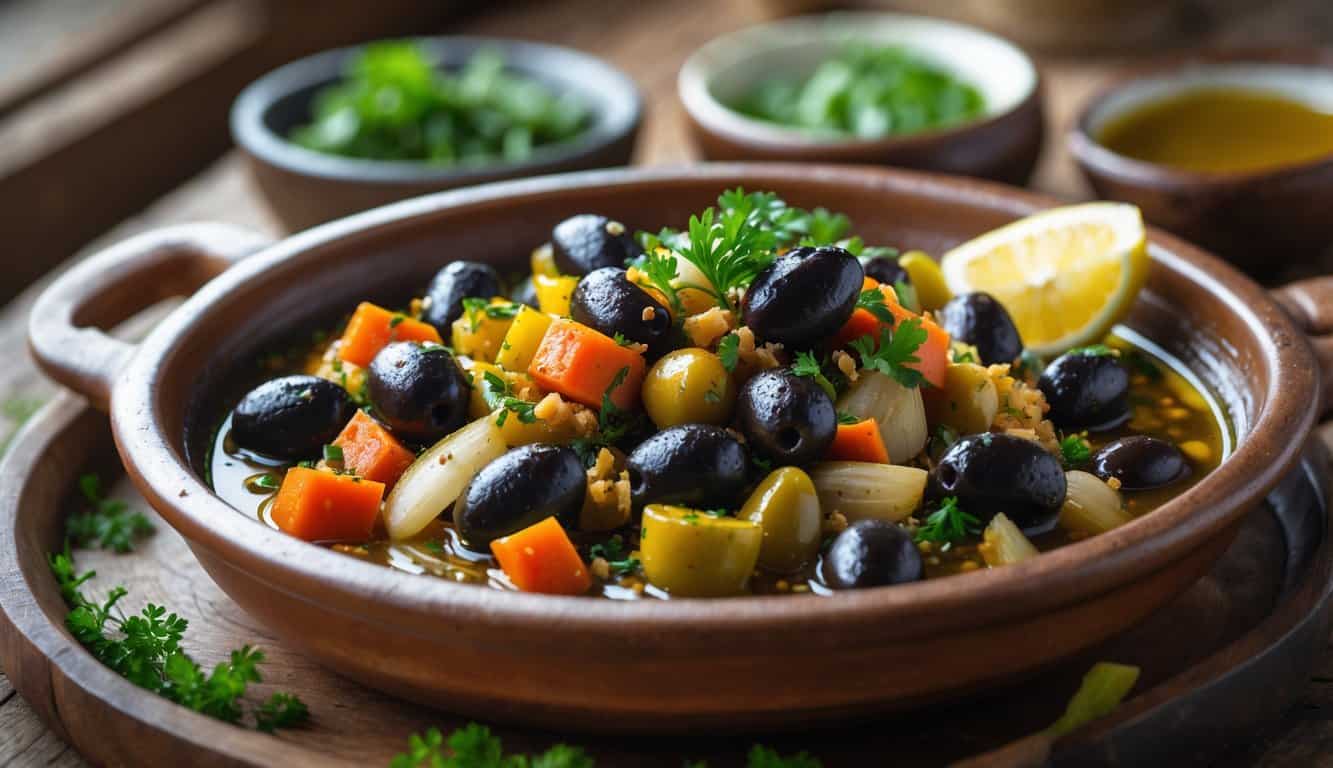 זיתים מבושלים מתכון