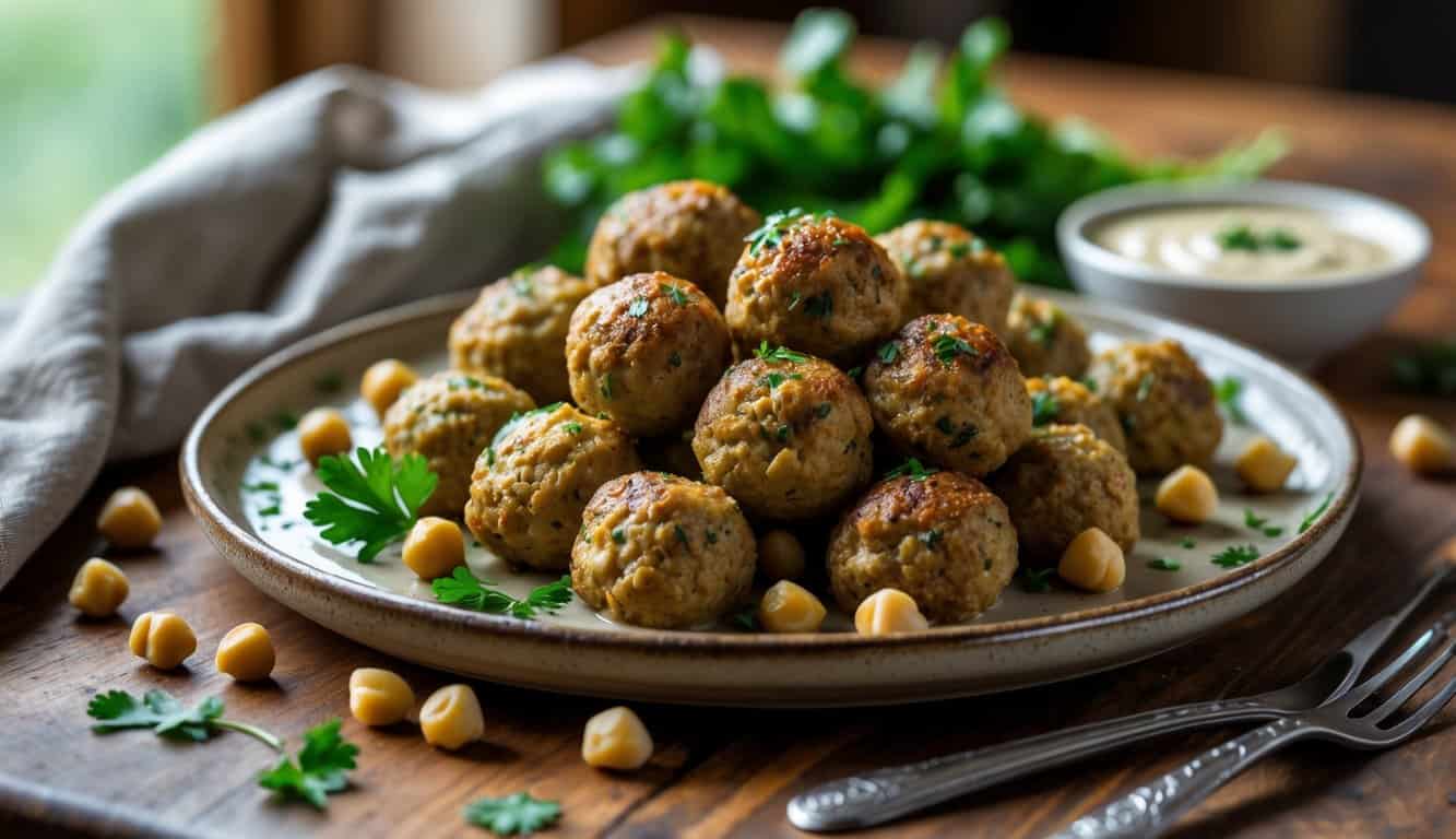 קציצות עם חומוס