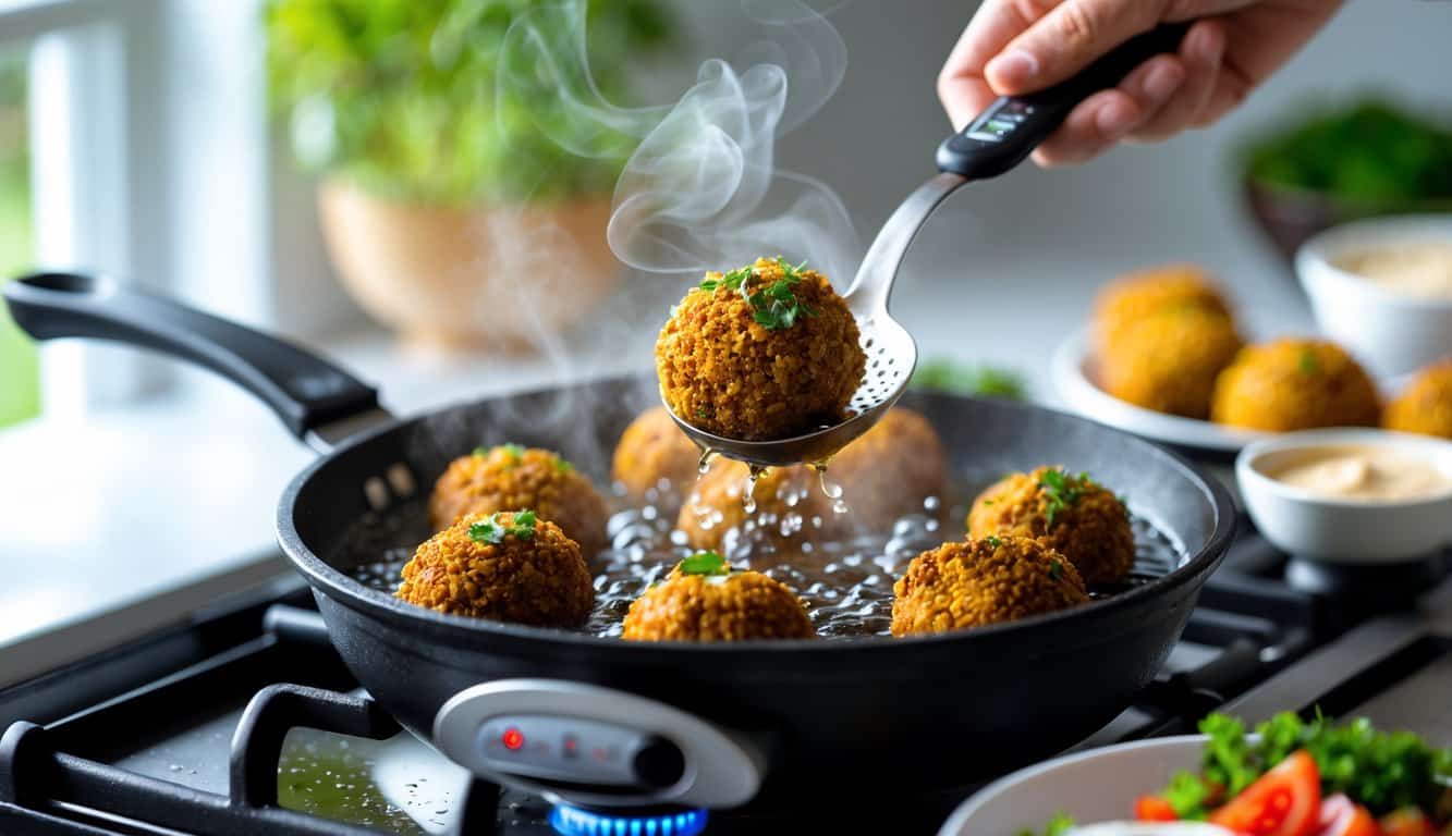 טמפרטורה לטיגון פלאפל