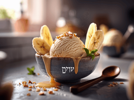 גלידת בננה ביתית
