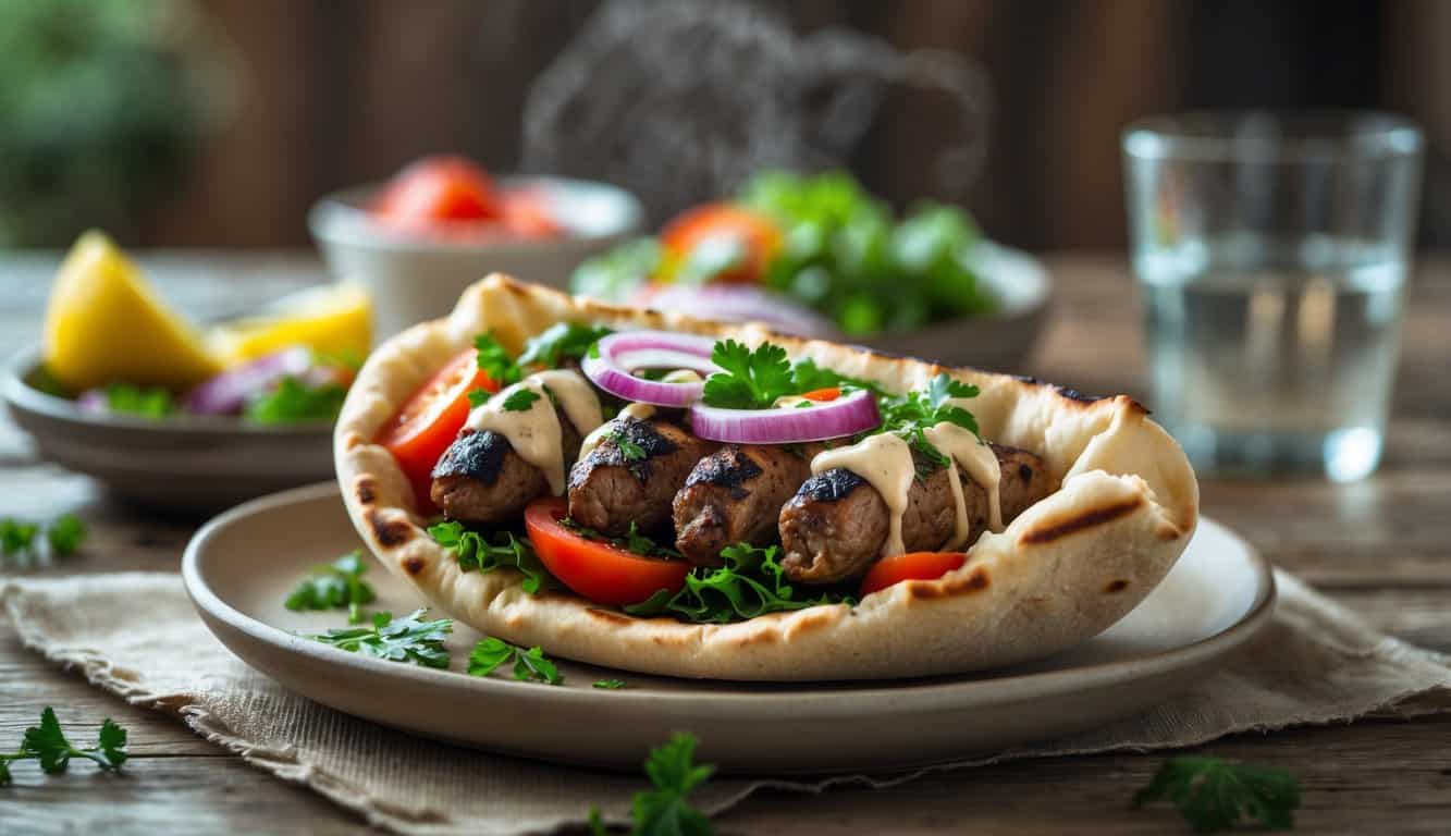 פיתה קבב קלוריות