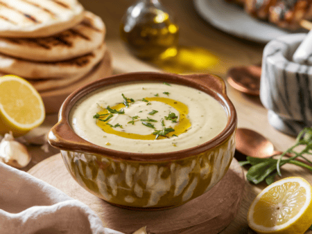רוטב שום לימון מתכון