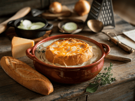 מרק בצל מתכון בלי יין