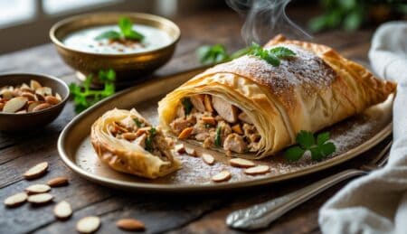 פסטייה עם פרגית