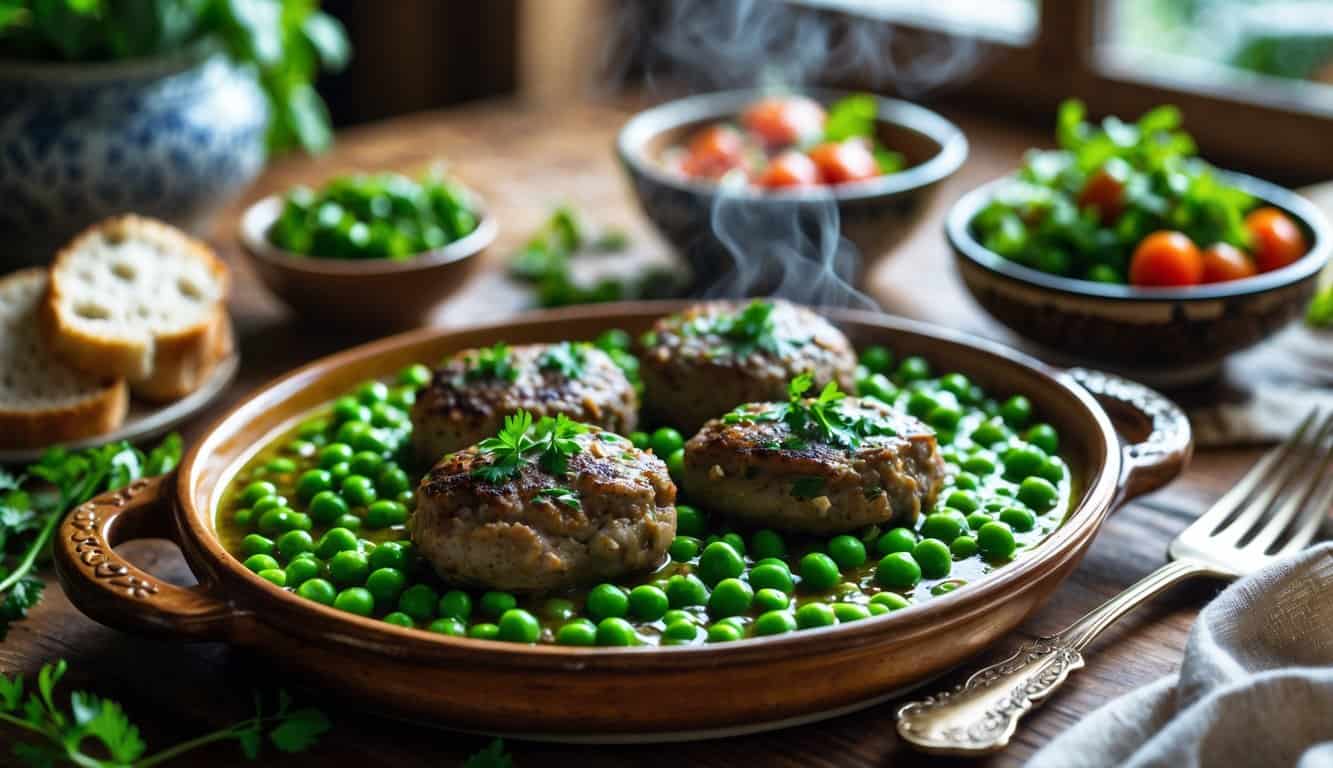 מתכון קציצות עם אפונה