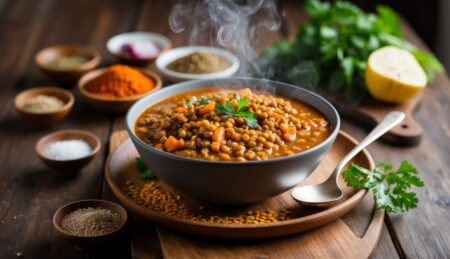 עדשים אדומות מתכון