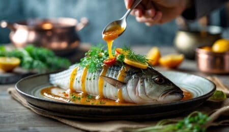 רוטב דג לברק