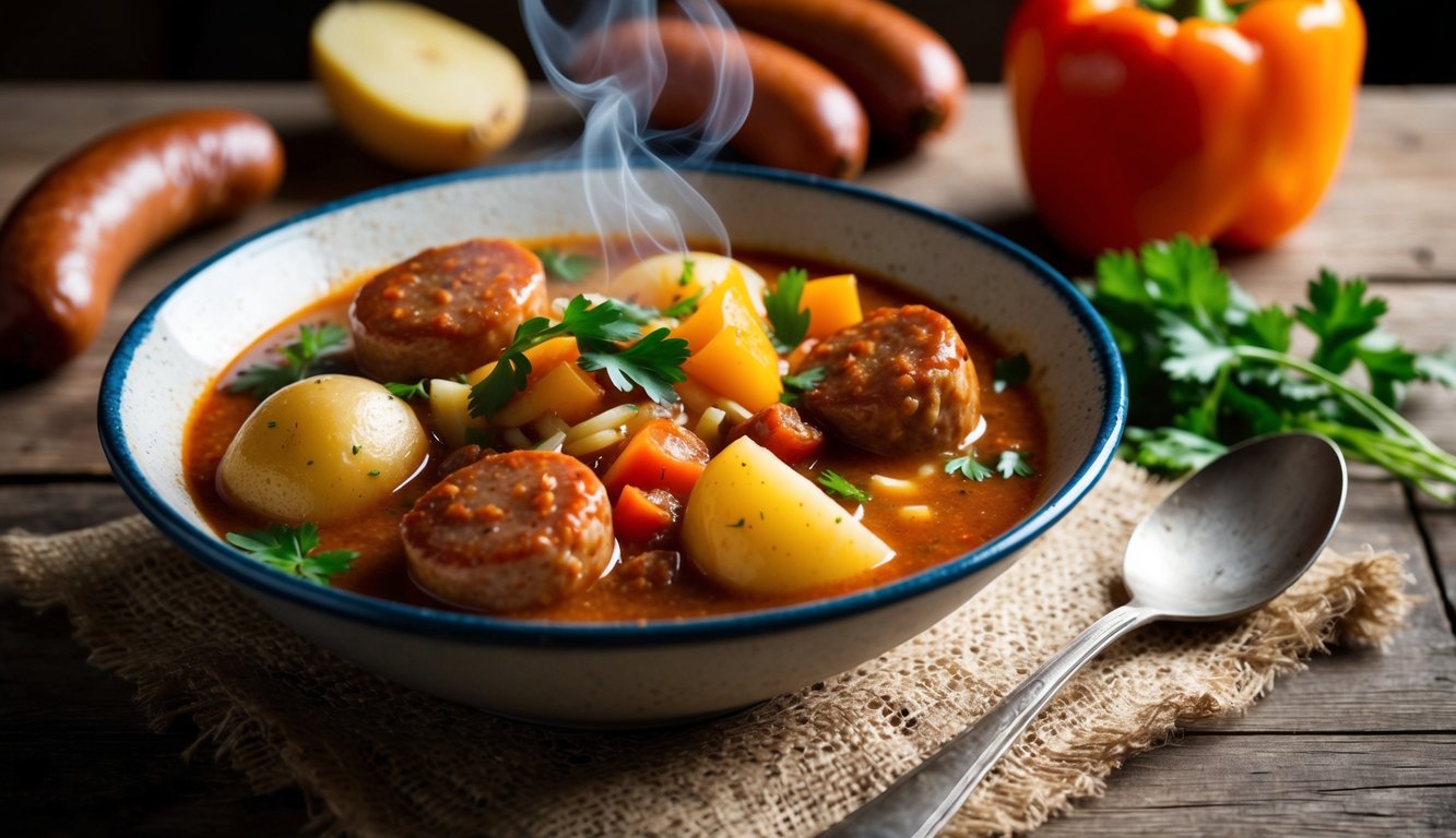 גולאש נקניקיות קרוטית