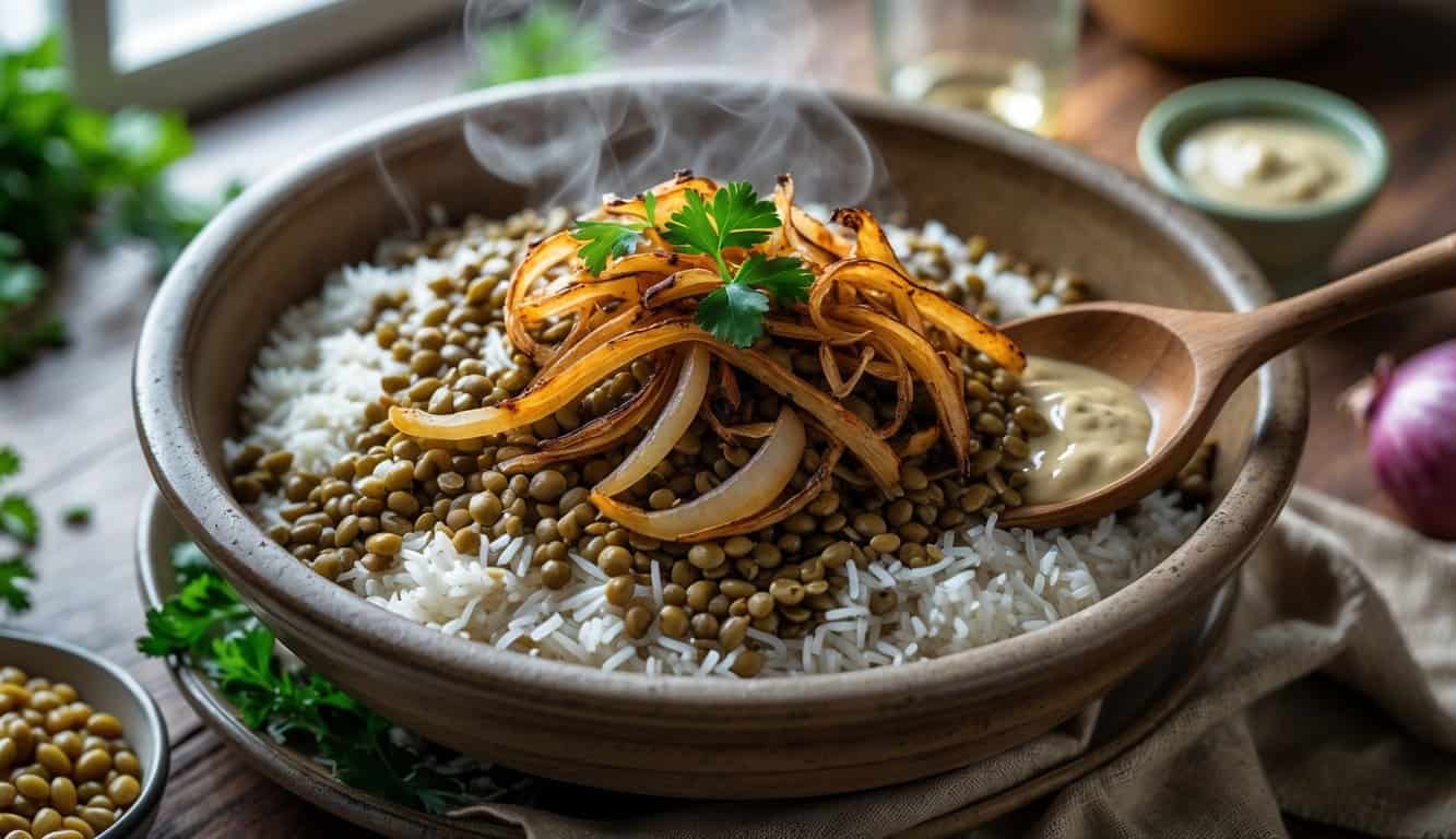 תבשיל מג דרה עם אורז