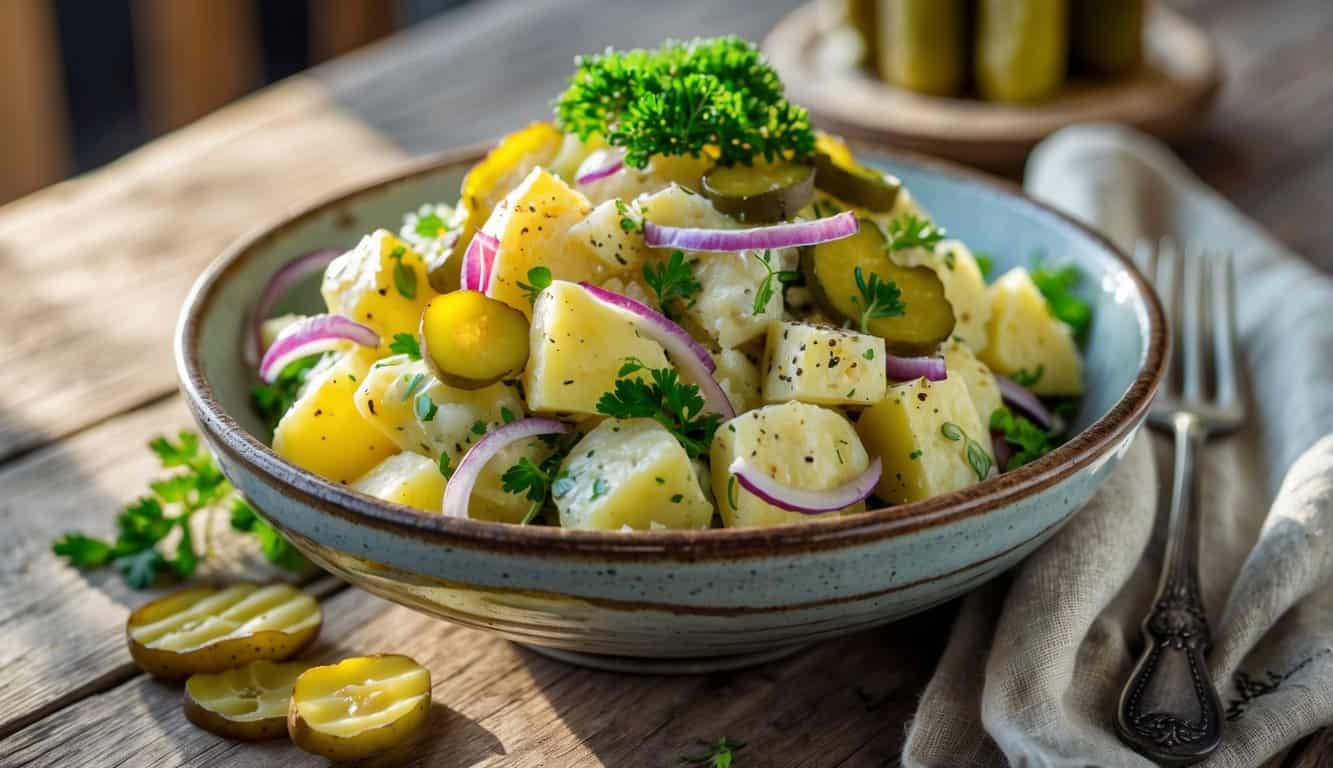 סלט תפוחי אדמה 10 דקות