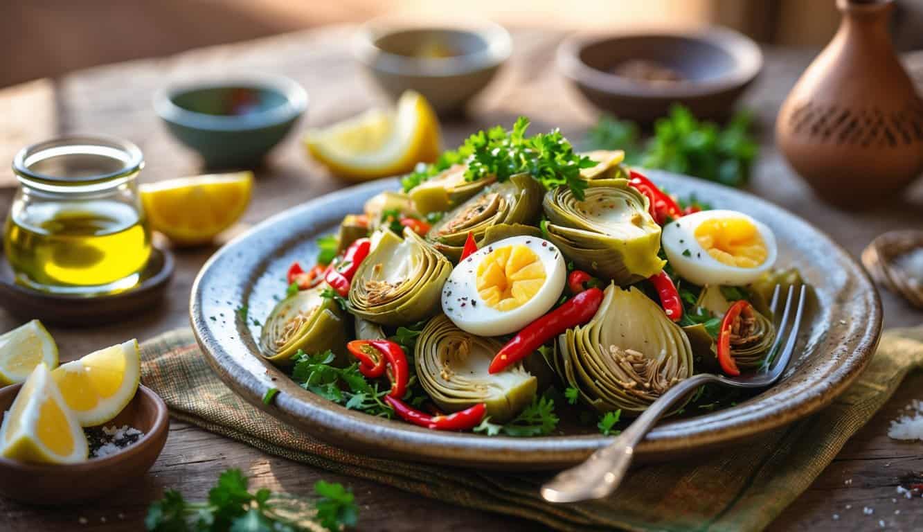 סלט ארטישוק טוניסאי מתכון
