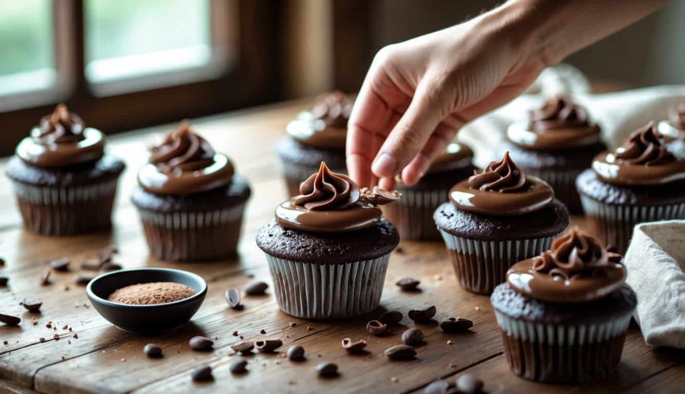קאפקייקס פרווה שוקולד