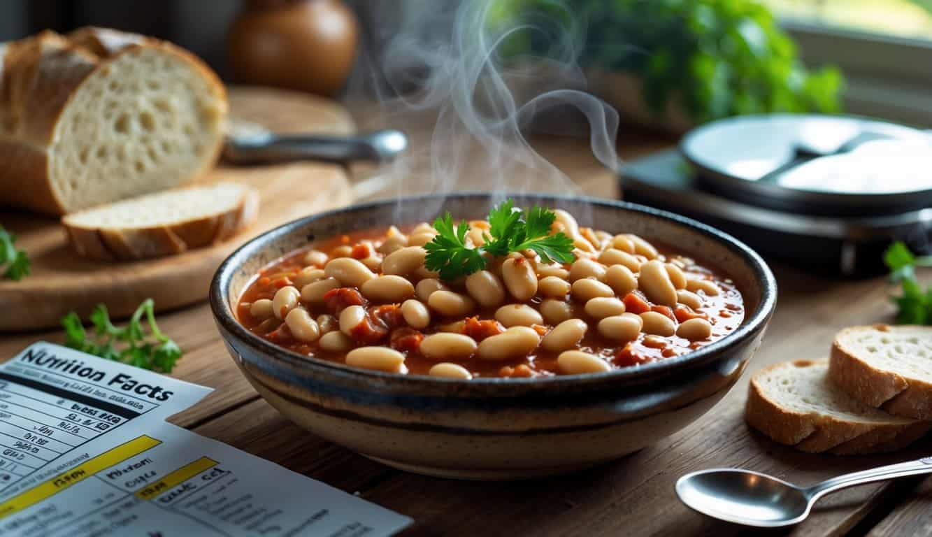 שעועית לבנה ברוטב עגבניות קלוריות